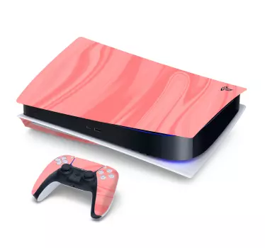 Ps5 skin mit elegantem pinken finish - TenStickers