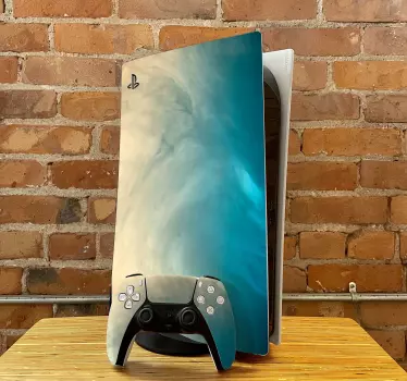 Ps5 skin mit flüssiger textur - TenStickers