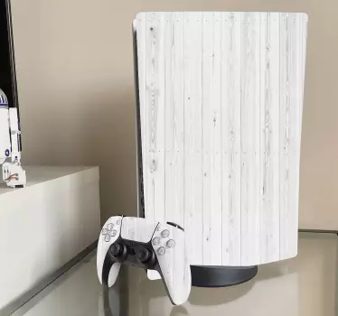 Ps5 skin mit holzoptik finish - TenStickers