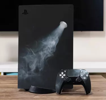 Ps5 skin mit rauchigem lichteffekt - TenStickers