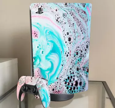Ps5 skin mit spritzdruck cover - TenStickers