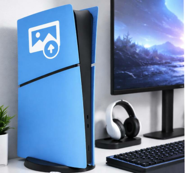Ps5 skin personalisierte ps5 slim digital edition - TenStickers