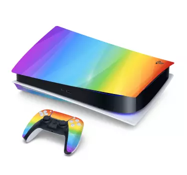 PS5 Skin Regenbogen - TenStickers