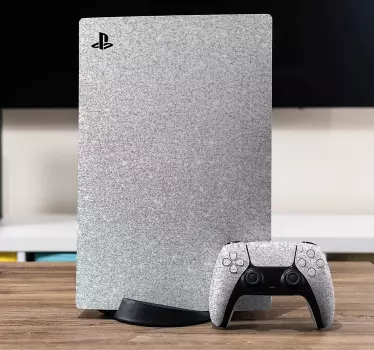 PS5 Skin Strahlend weiße Aufkleber - TenStickers