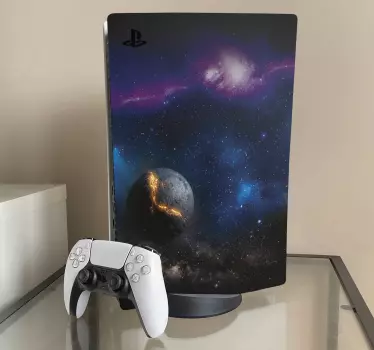 PS5 Skin düsterer Weltraum - TenStickers
