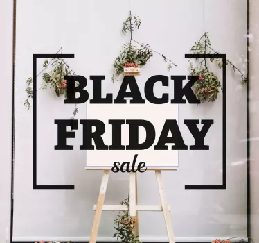 Rabatt aufkleber black friday spezial - TenStickers