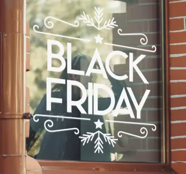 Rabatt Aufkleber black friday-werbeangebot - TenStickers
