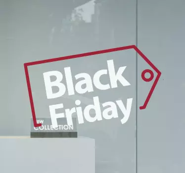 Wandtattoo Black Friday fettgedrucktes verkaufsetikett - TenStickers