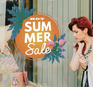 Rabatt Aufkleber sommer-sale - TenStickers