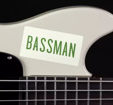 Wandtattoo Rock Bassmann - TenStickers