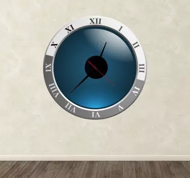 Römische Uhr Aufkleber - TenStickers