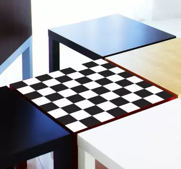 Schach Tisch Aufkleber - TenStickers