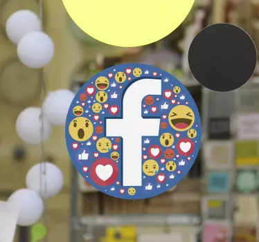 Schaufenster Folie emoji-interaktionsdesign - TenStickers