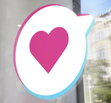 Schaufenster folie herzförmiges symbol - TenStickers
