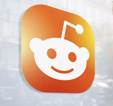 Schaufenster folie mit lächelndem icon - TenStickers