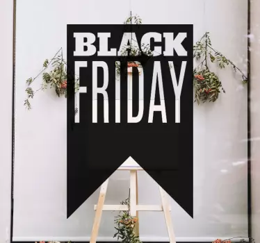 Wandtattoo Black Friday mutige verkaufsankündigung - TenStickers