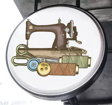 Schaufenster folie nähmaschinen zubehör - TenStickers