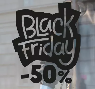 Schaufenster folie sale 50 prozent black friday - TenStickers