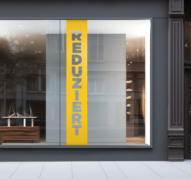 Schaufenster Folie schaufenster-Banner - TenStickers