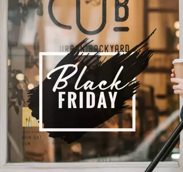 Schaufenster folie zum beeindruckenden black friday - TenStickers