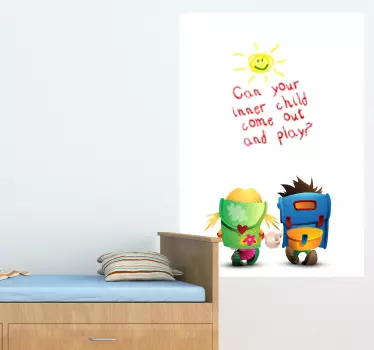 Schulkinder Whiteboard Folie - TenStickers