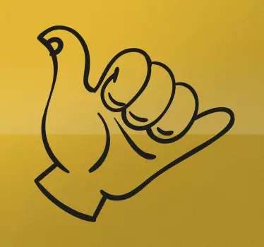 Shaka Wandtattoo - TenStickers