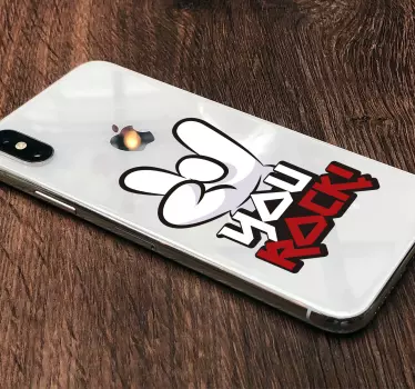 Sie schaukeln iphone dekorativen aufkleber - TenStickers