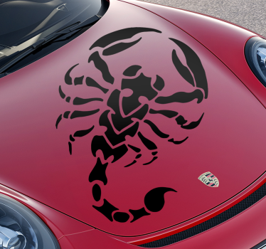 Autoaufkleber Skorpion Silhouette - TenStickers