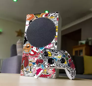 Spiel collage xbox sticker - TenStickers