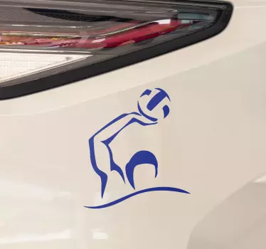 Aufkleber Silhouette des Wasserspielers - TenStickers