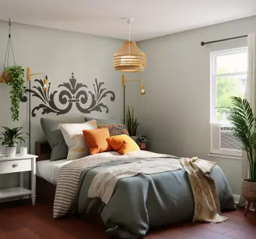 Wandtattoo Schlafzimmer kopfenddekoration - TenStickers