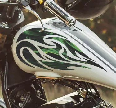 Motorrad Aufkleber Tribal Flamme - TenStickers
