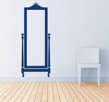 Standspiegel Aufkleber - TenStickers