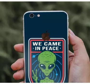 Sticker iphone alien begegnung - TenStickers