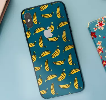 Sticker IPhone bananenmuster - TenStickers