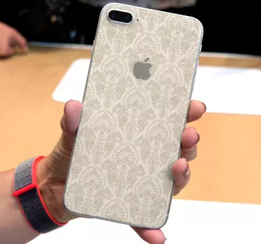 Sticker iphone elegantes muster design - TenStickers