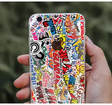 Sticker iphone farbenfrohe sticker kollektion - TenStickers