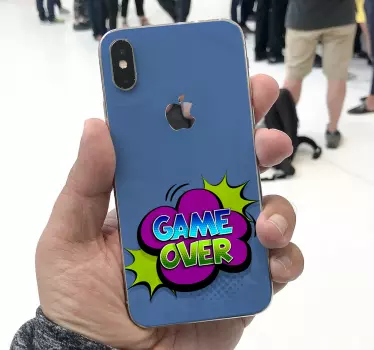 Sticker iphone game over grafik - TenStickers