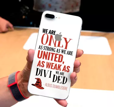 Sticker iphone albus spruch - TenStickers