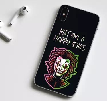Sticker IPhone gruseliges charaktergesicht - TenStickers