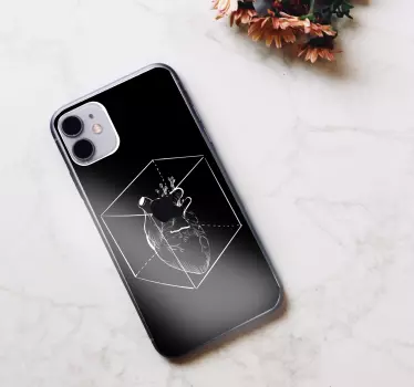Sticker IPhone herz in schachtel - TenStickers