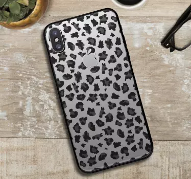 Sticker iphone im leopardenmuster - TenStickers