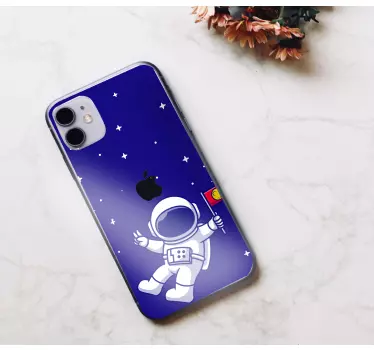 Sticker iphone kosmonaut im kosmos - TenStickers