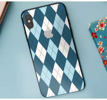 Sticker iphone mit diamantmotiv - TenStickers