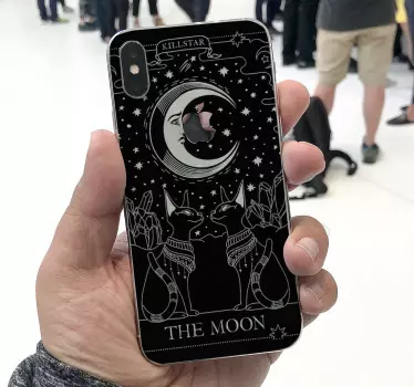 Sticker IPhone mystische mondhunde - TenStickers
