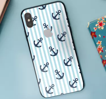 Sticker IPhone nautisches ankerkonzept - TenStickers