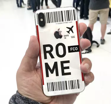 Sticker IPhone rom-reiseticket - TenStickers