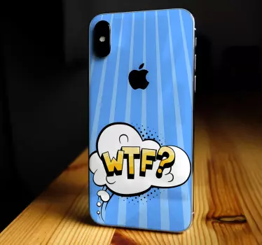 Sticker iphone sprechblasen zitat - TenStickers