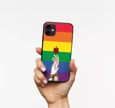 Sticker IPhone stolz hände zeigen - TenStickers