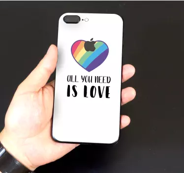 Sticker IPhone stolz herz nachricht - TenStickers